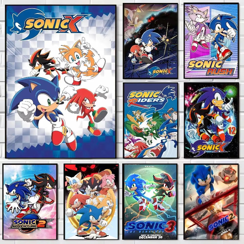 Photo Mosaic Print - Dipinto Diamantato S-Sonic X-X Anime Film