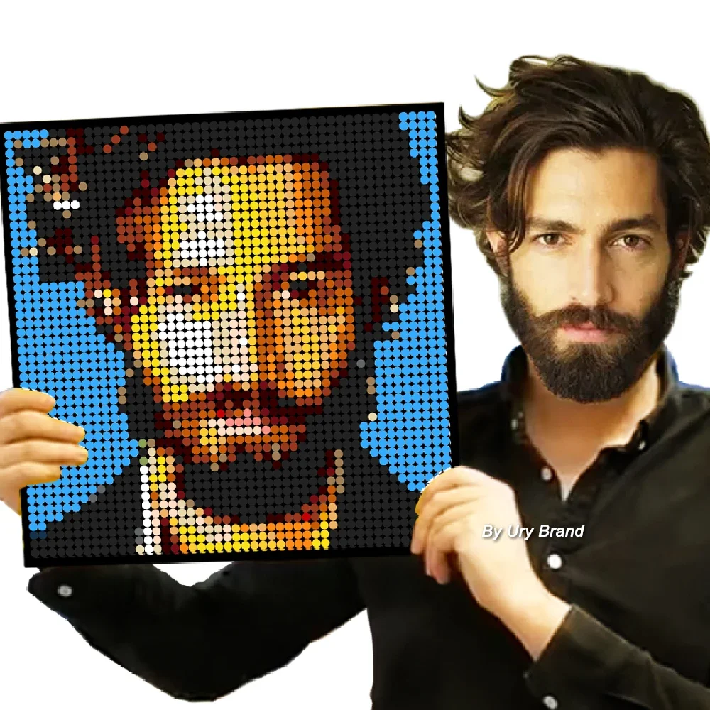 Pet Portrait Custom - Quadro Pixel Art Personalizzato con Foto,