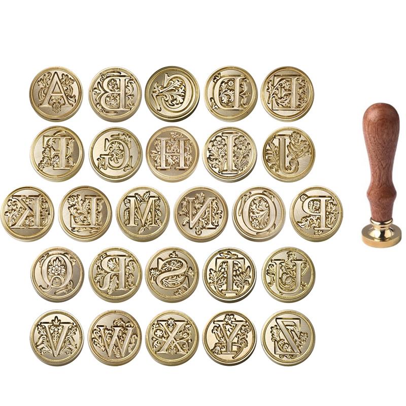 Wax Seal Letter Kit - AZ Vintage sigillato timbro di cera