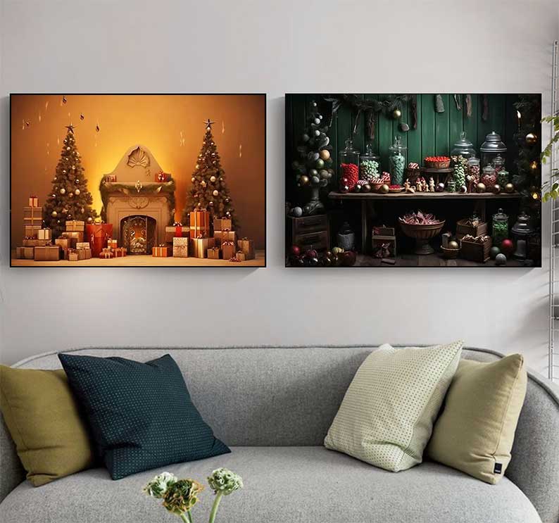 1 pezzo di poster natalizio gr - Family Tree Print recensione e prezzo