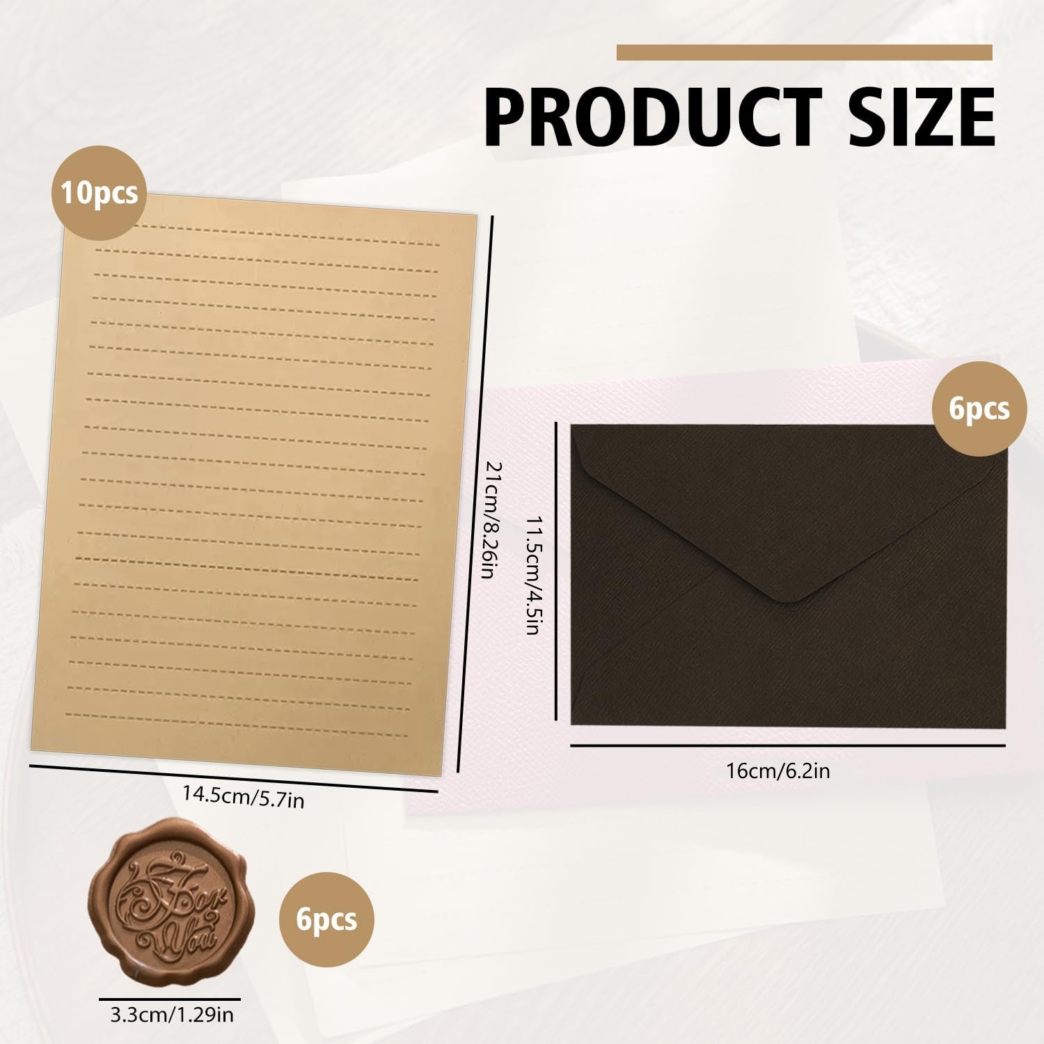 Set di 22 Pezzi di Carta da Le - Wax Seal Letter Kit recensione e prezzo