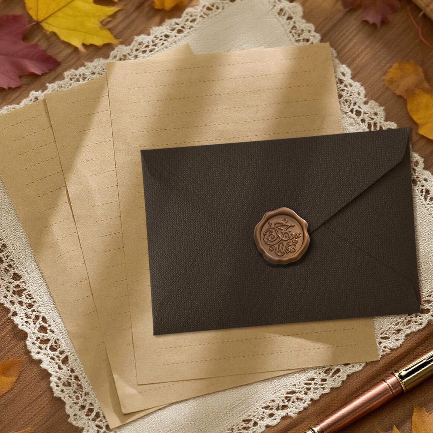 Set di 22 Pezzi di Carta da Le - Wax Seal Letter Kit recensione e prezzo