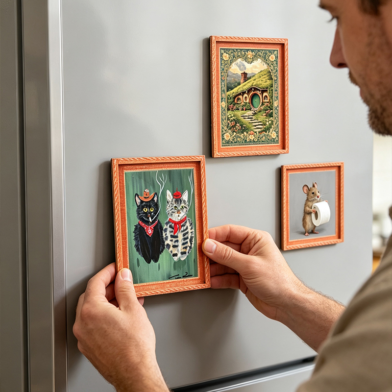 Cornice Magnetica in Legno per - Engraved Wood Frame recensione e prezzo