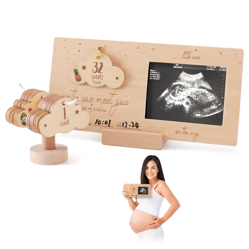 Sonogram Picture Frame Baby Ul - Engraved Wood Frame recensione e prezzo