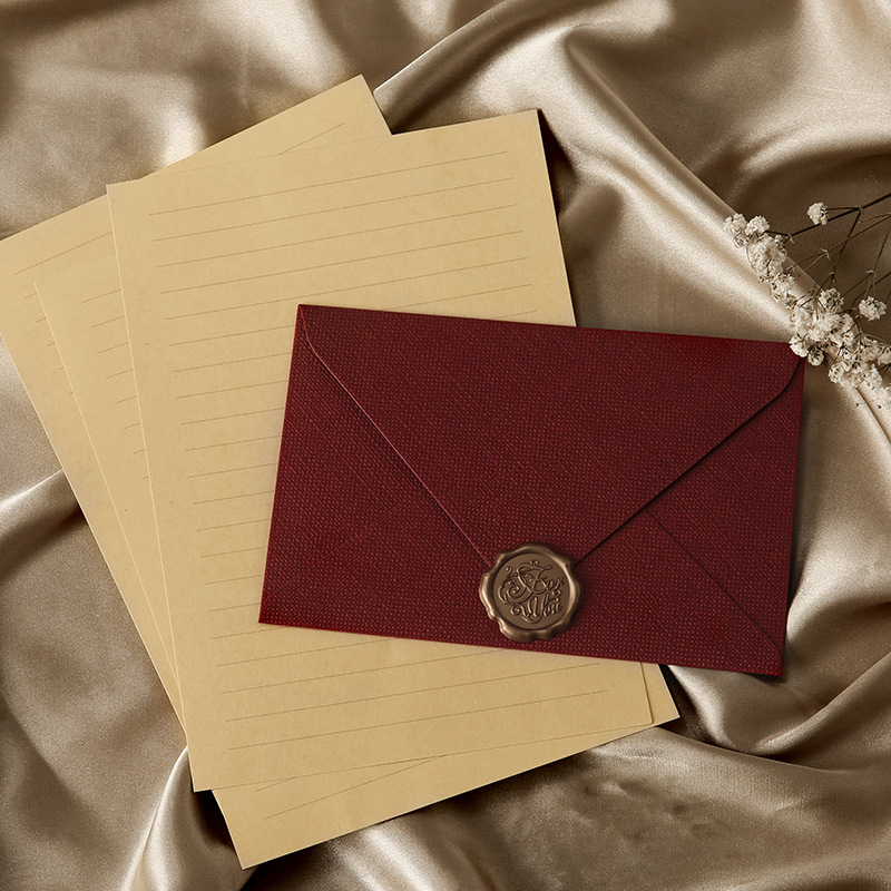 Set di buste di carta marrone  - Wax Seal Letter Kit recensione e prezzo
